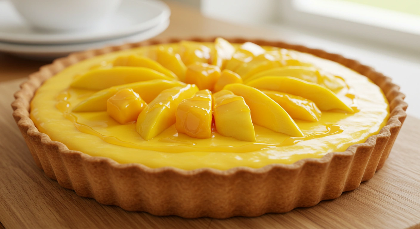 Tropical Mango Tart - secondary view